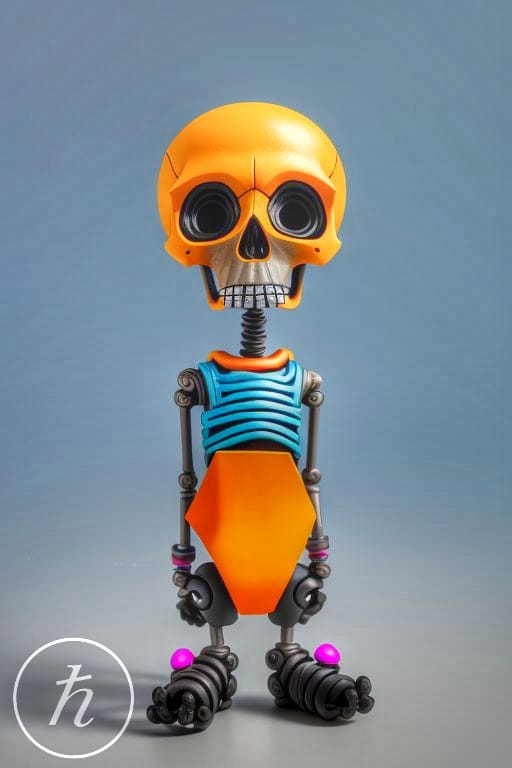 NFT bot no.1 #1 from Skeleton Bot Gangster