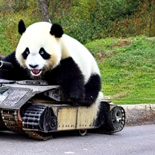 NFT Tank Panda with a Gun #1