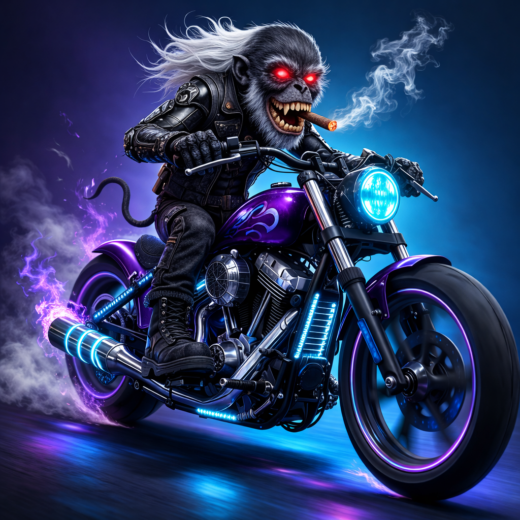 NFT Apes Motorcycle Club #203