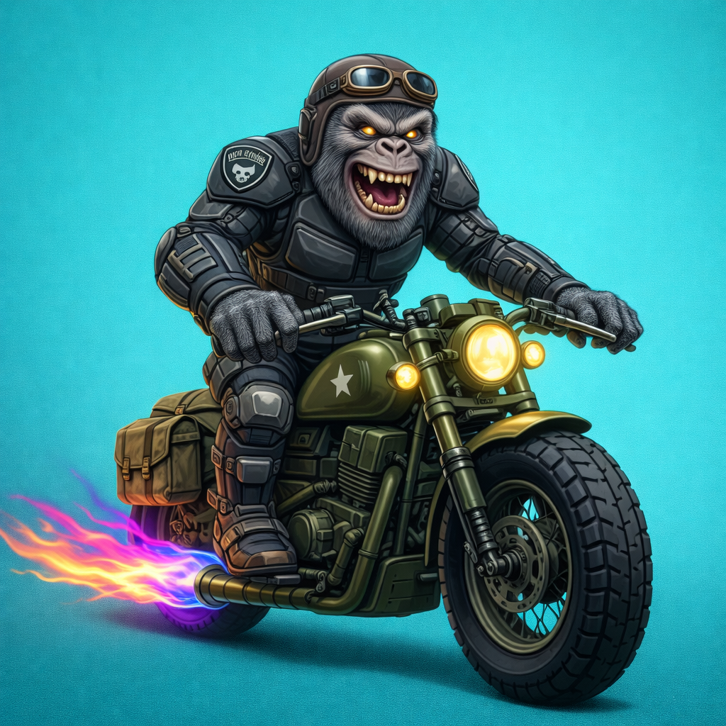 NFT Apes Motorcycle Club #68