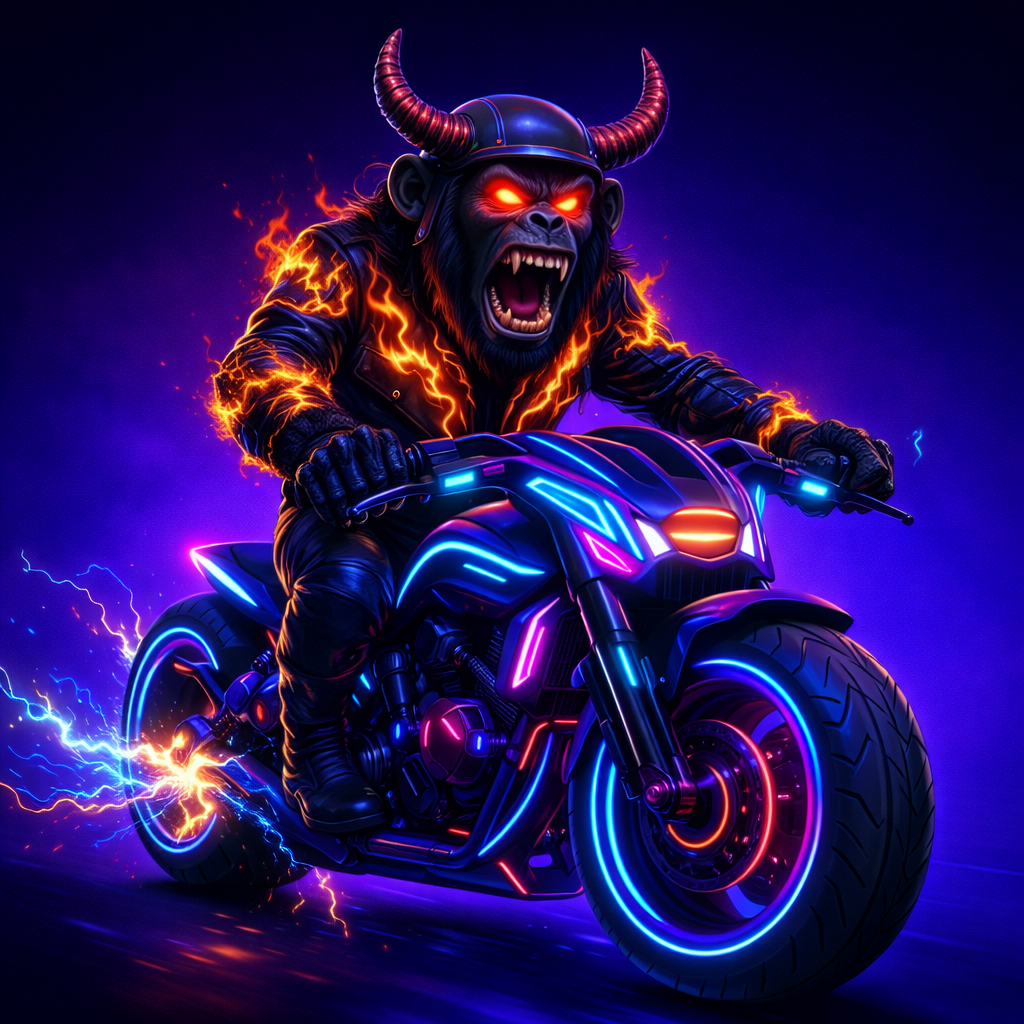NFT Apes Motorcycle Club #73
