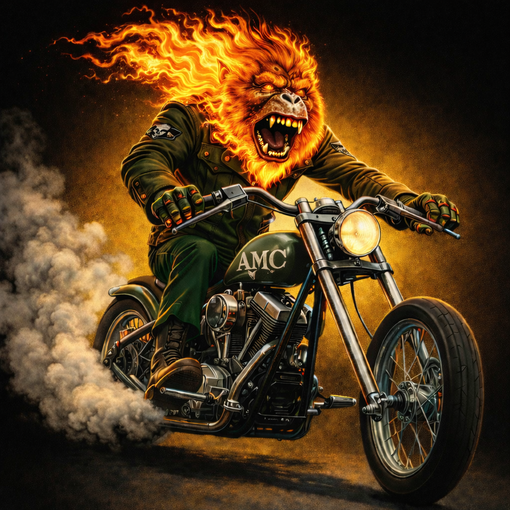 NFT Apes Motorcycle Club #120