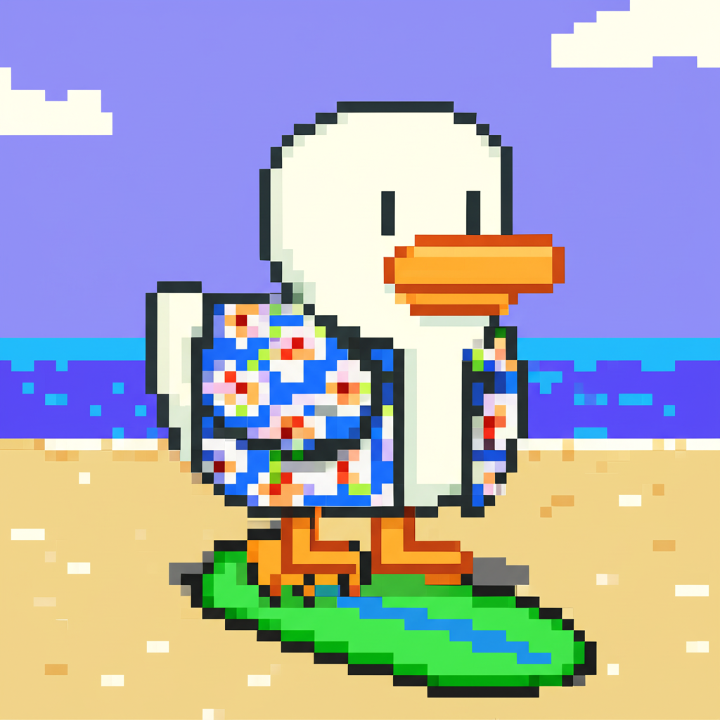 NFT Duck #75 from HBAR Hodl Ducks