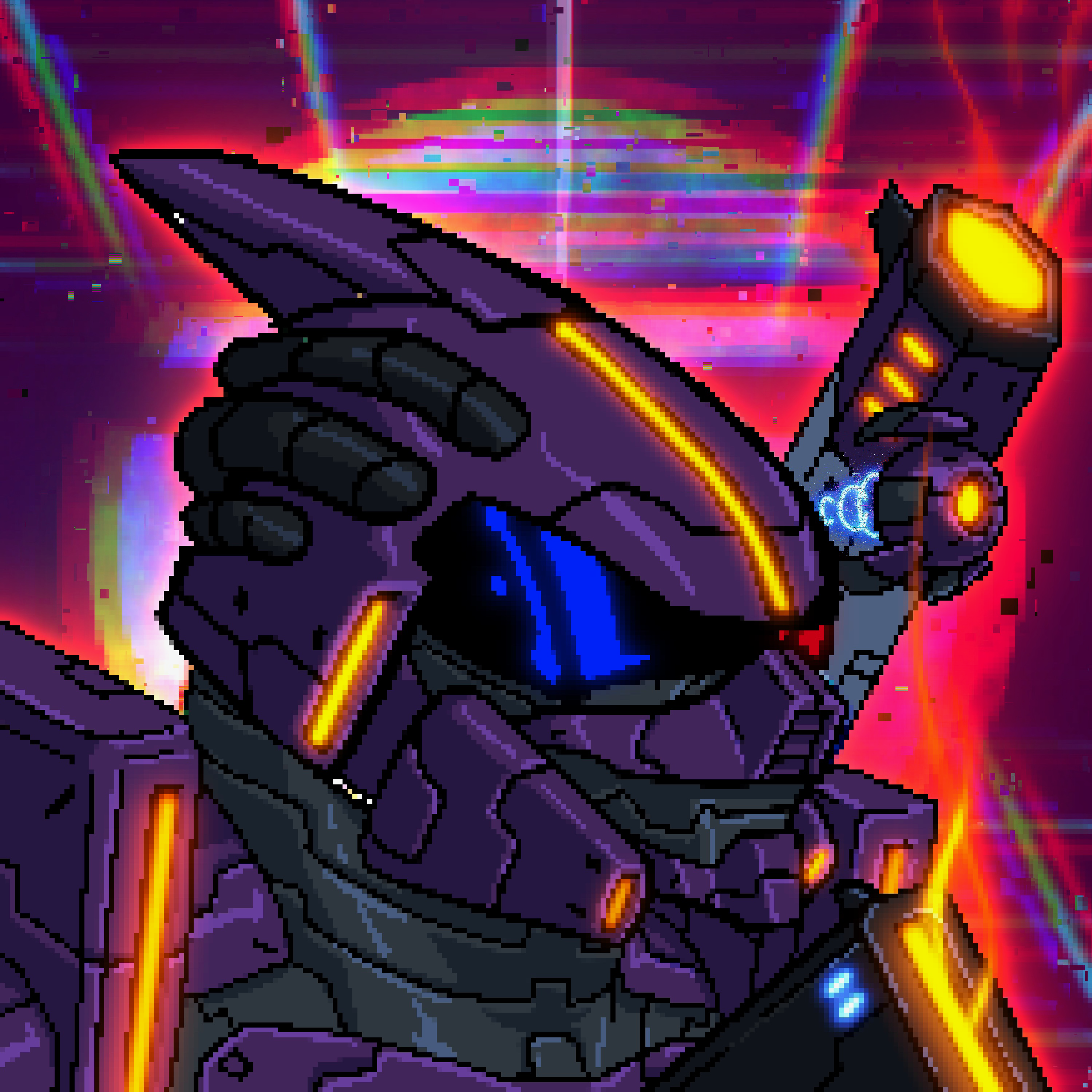 NFT Cyber Hedera Pixelborgs