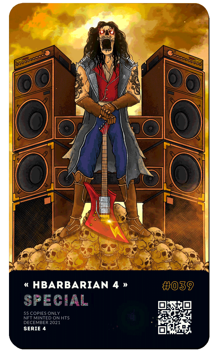 NFT #039 Hbarbarian 4 'Altar of Kings'