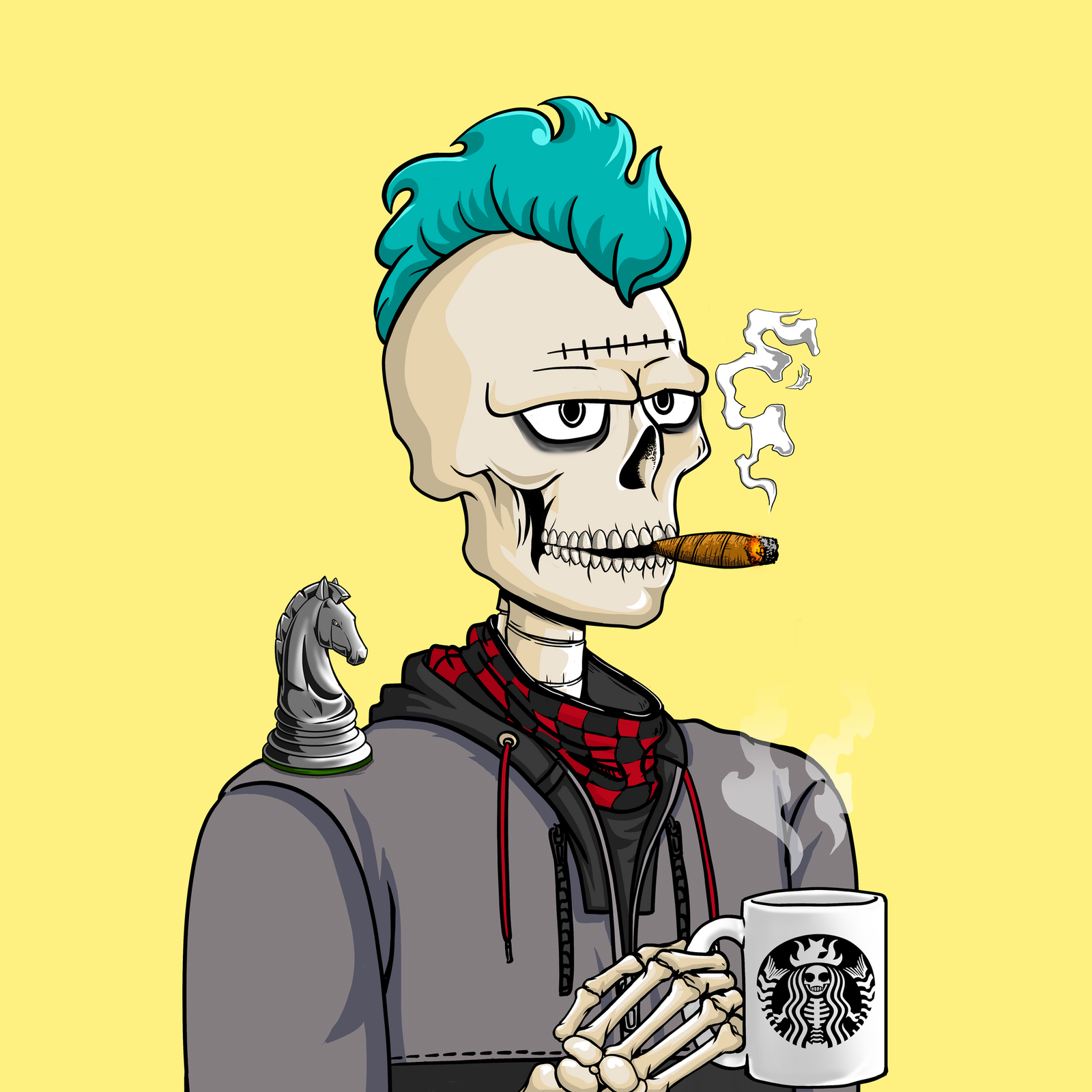 NFT #504 from The Skeleton Gang